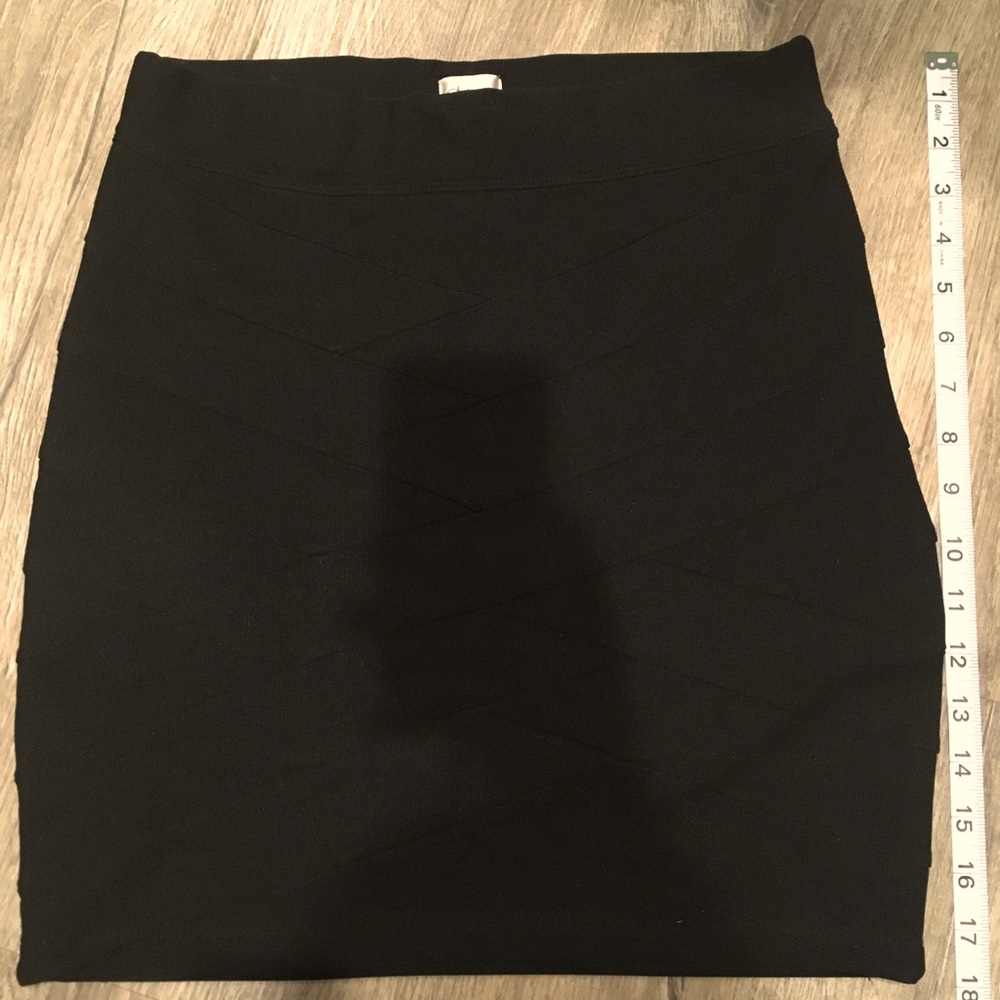 Black Dynamite bandage mini skirt, size small